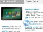 Dell Latitude 10:   Windows 8