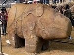 В Китае откопали статую неизвестного животного