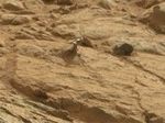 На Марсе обнаружен металлический предмет, выросший из скалы