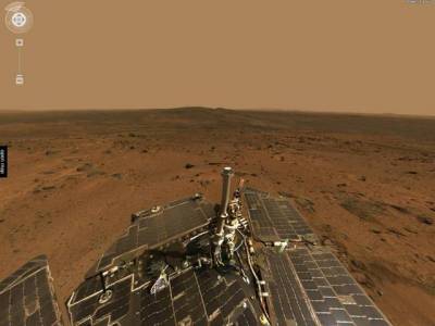 Фотографии Марса превратили в интерактивную панораму