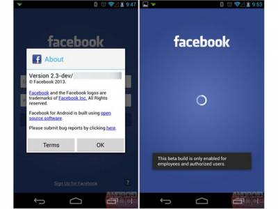 " Facebook"    Android
