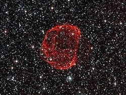Телескоп Хаббл зафиксировал остатки сверхновой звезды
