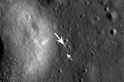Китайский луноход сфотографировали с орбиты