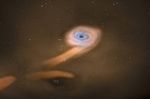 Астрономы открыли пару сверхмассивных черных дыр
