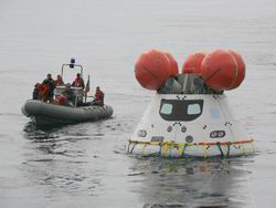 В Тихом океане завершены испытания космического челнока Орион