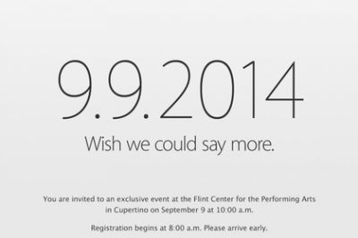 Apple официально пригласила журналистов на презентацию 9 сентября