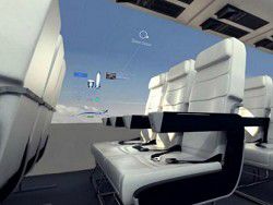 В будущем в самолетах будут панорамные окна