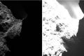 Rosetta увидела темную сторону кометы Чурюмова-Герасименко