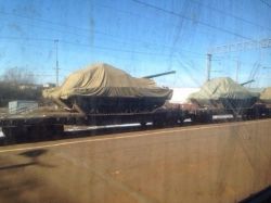 Появились первые фото нового российского танка Армата