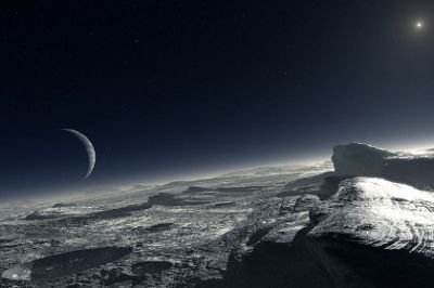 Станция New Horizons обнаружила на Плутоне гигантскую ледяную гору
