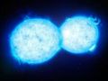 Обнаружена крупнейшая двойная звезда на пороге слияния