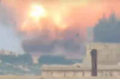 Боевики сняли на видео пуск американской противотанковой ракеты по Т-90 в Сирии