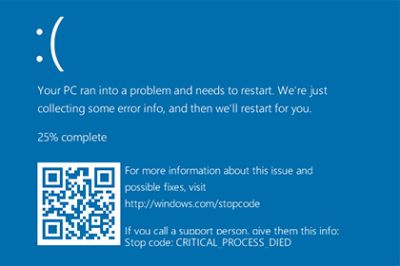Microsoft обновила «синий экран смерти» Windows 10