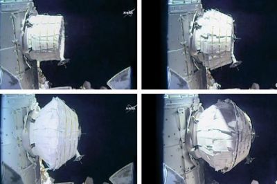 Астронавты НАСА добавили МКС надувную комнату