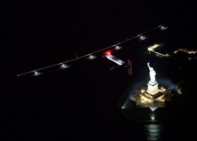Solar Impulse 2 долетел до Нью-Йорка