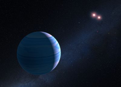 Гравитационное микролинзирование помогло найти планету с двумя «солнцами»