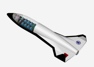 Китай построит 20-местный ракетоплан для космического туризма