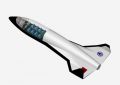 Китай построит 20-местный ракетоплан для космического туризма | техномания