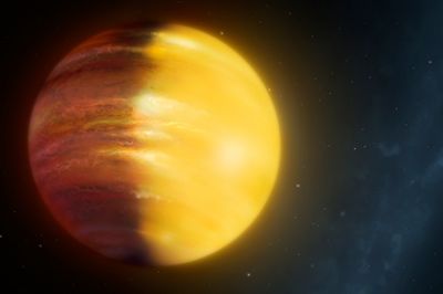 Найдена планета с рубиновыми и сапфировыми облаками