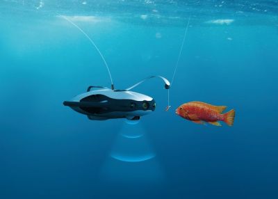 Китайцы представили подводного робота-удильщика с эхолотом
