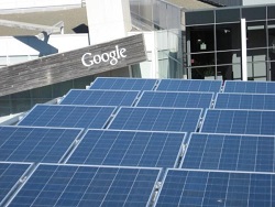 Google полностью перевел на солнечную энергию свои предприятия