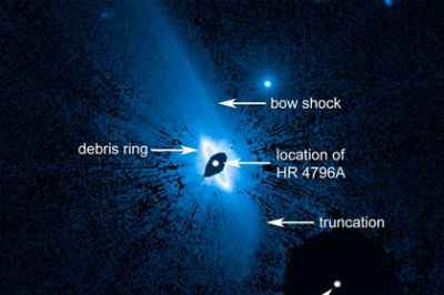 Вокруг звезды заметили структуру неизвестного происхождения