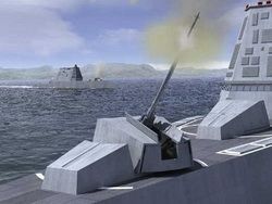 ВМС США испытали пушку для эсминцев класса Зумвалт