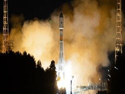 Ракета Союз со спутником Глонасс-М стартует с Плесецка