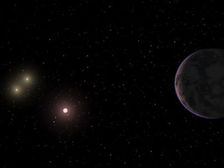 В системе трёх солнц впервые найдена потенциально обитаемая планета