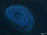 Космический аппарат сфотографировал гигантский подводный вихрь из планктона и водорослей