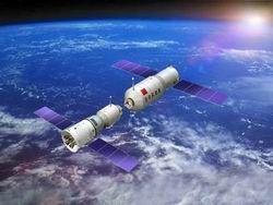 Китайский космический корабль успешно пристыковался