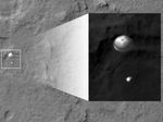 HiRISE сфотографировал парашют Кьюриосити во время спуска