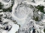 NASA зафиксировала невероятный шторм у берегов Аляски
