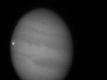 Уникальный кадр падения гигантского астероида на Юпитер